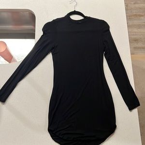 Black Long Sleeve Fashion Nova Dress